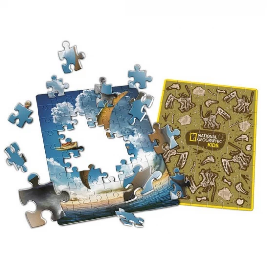 Puzzle in ou National Geographic, Dinozaur Pterosaur, 63 piese