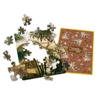 Puzzle in ou National Geographic, Dinozaur Triceratops, 63 piese