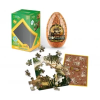 Puzzle in ou National Geographic, Dinozaur Triceratops, 63 piese