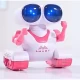 Jucarie interactiva robot inteligent muzical cu telecomanda, roz Jucarie interactiva robot inteligent muzical cu telecomanda, roz