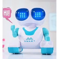 Jucarie interactiva robot inteligent muzical cu telecomanda, verde