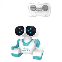 Jucarie interactiva robot inteligent muzical cu telecomanda, verde