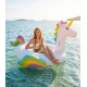 Saltea gonflabila mare pentru copii si adulti, diametru 215 cm, greutate maxima suportata 120 kg, Unicorn