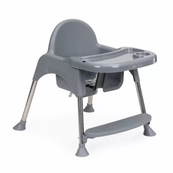 Scaun de masa 2 in 1 Ecotoys HC-135 - Gri Scaun de masa 2 in 1 Ecotoys HC-135 - Gri