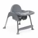 Scaun de masa 2 in 1 Ecotoys HC-135 - Gri Scaun de masa 2 in 1 Ecotoys HC-135 - Gri