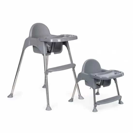 Scaun de masa 2 in 1 Ecotoys HC-135 - Gri Scaun de masa 2 in 1 Ecotoys HC-135 - Gri