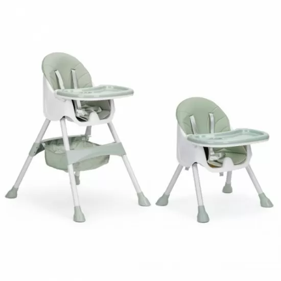 Scaun de masa copii 2 in 1 Ecotoys - Green Scaun de masa copii 2 in 1 Ecotoys - Green