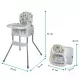Scaun de servit masa multifunctional Coccolle Ziti Beige Dots Scaun de servit masa multifunctional Coccolle Ziti Beige Dots