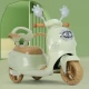Scooter pentru copii cu pedala electrica, lumini si muzica Verde Scooter pentru copii cu pedala electrica, lumini si muzica Verde