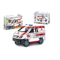 Set de constructie metalic ambulanta 314 piese 