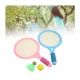 Set badminton pentru copii cu 2 rachete, fluturas si minge burete Set badminton pentru copii cu 2 rachete, fluturas si minge burete