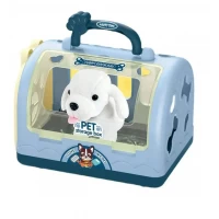 Set catelus cu cusca si accesorii doctor