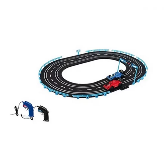 Set circuit de curse cu 2 masinute si telecomanda