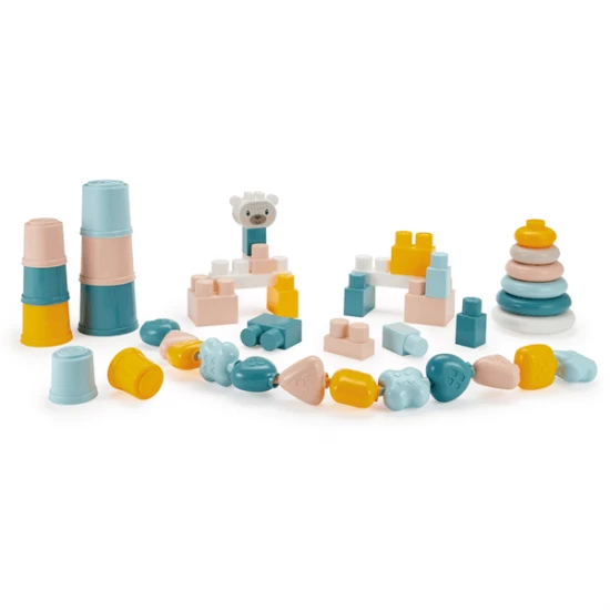 Set de constructie 4 in 1 pentru copii mici Ecoiffier Arbick 41 piese Set de constructie 4 in 1 pentru copii mici Ecoiffier Arbick 41 piese