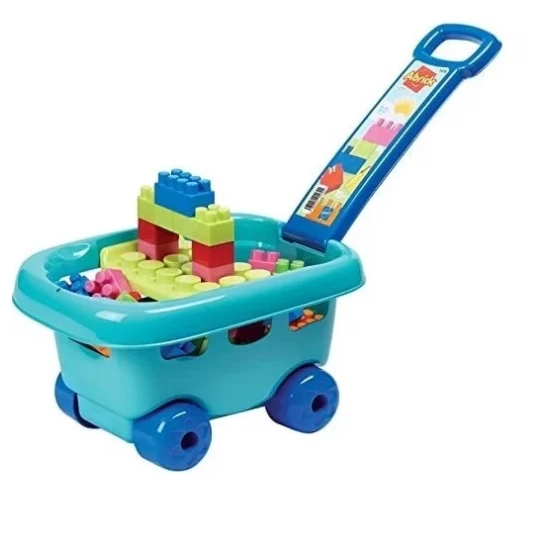 Set cuburi constructie in carucior Ecoiffier Abrick 30 piese