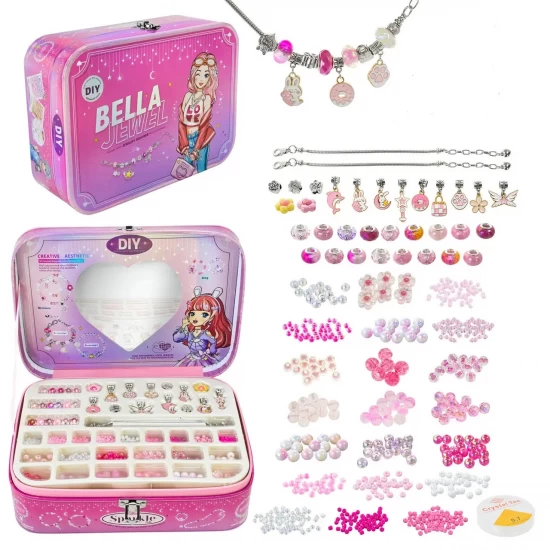 Set creativ accesorii pentru fetite Bella in gentuta