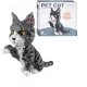 Set de cuburi de constructie 3D, Pisicuta Tabby, 1300 piese, +14 ani