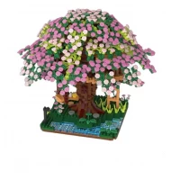 Set de constructie copac cu flori de cires 1988 piese