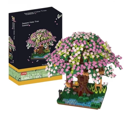 Set de constructie copac cu flori de cires 1988 piese