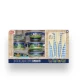 Set de gatit pentru copii cu vase din metal 9 piese 