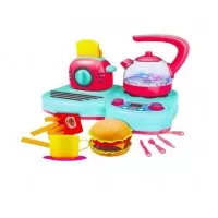 Set de joaca ustensile bucatarie cu lumina si sunet