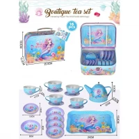 Set de ceai metalic in gentuta 16 piese Sirena