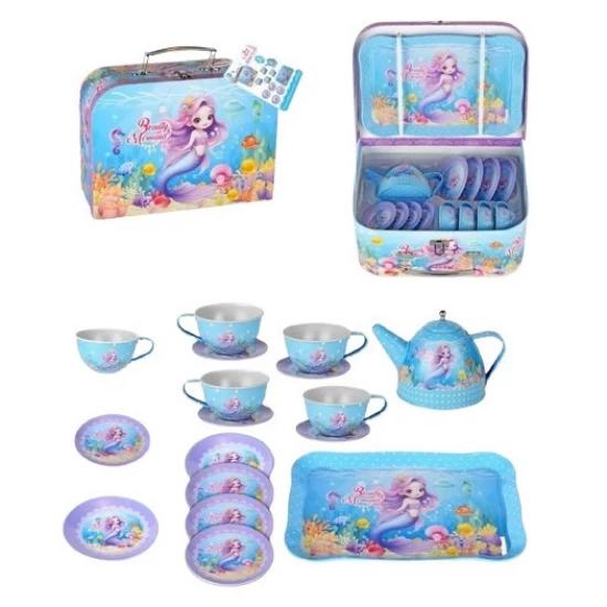 Set de ceai metalic in gentuta 16 piese Sirena