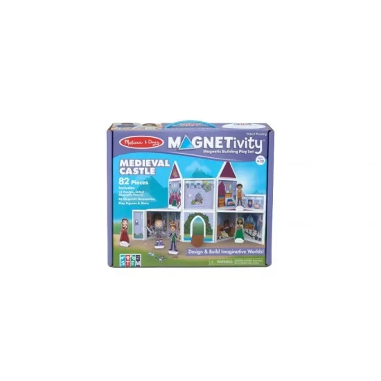 Set de joaca magnetic Castel medieval - Melissa & Doug Set de joaca magnetic Castel medieval - Melissa & Doug