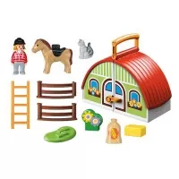 Set mobil ferma Playmobil 1.2.3 