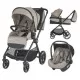 Sistem modular 3 in 1 Coccolle Lissia Butternut Beige Sistem modular 3 in 1 Coccolle Lissia Butternut Beige