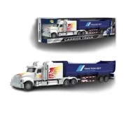 Tir metalic 33 cm cu sunete si lumini Carrier Truck 
