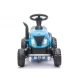 Tractor cu pedala electrica pentru copii - Albastru Tractor cu pedala electrica pentru copii - Albastru