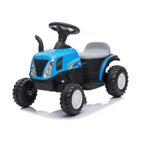 Tractor cu pedala electrica pentru copii - Albastru Tractor cu pedala electrica pentru copii - Albastru
