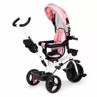 Tricicleta cu sezut reversibil Ecotoys JM-322 - Roz
