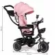 Tricicleta cu sezut rotativ Ecotoys JM-066-9L - Roz