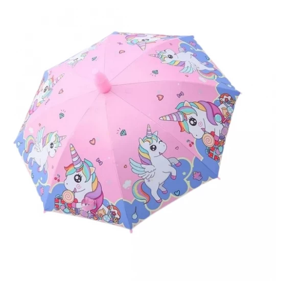 Umbrela pentru copii, design unicorn, 85 cm, 4-12 ani Umbrela pentru copii, design unicorn, 85 cm, 4-12 ani