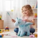 Unicorn de plus electric cu functie inregistrare, atingere, melodii, lumini si accesorii Unicorn de plus electric cu functie inregistrare, atingere, melodii, lumini si accesorii
