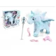 Unicorn de plus electric cu functie inregistrare, atingere, melodii, lumini si accesorii Unicorn de plus electric cu functie inregistrare, atingere, melodii, lumini si accesorii