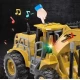 Utilaj excavator cu telecomanda, lumini si functie fum, incarcare USB Utilaj excavator cu telecomanda, lumini si functie fum, incarcare USB