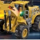 Utilaj excavator cu telecomanda, lumini si functie fum, incarcare USB Utilaj excavator cu telecomanda, lumini si functie fum, incarcare USB