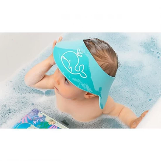 Accesoriu pentru baie copii, protectie reglabila pentru spalarea parului, Reer, 6+ luni