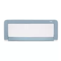 Bariera protectie anticadere pat copii, lungime 100 cm, albastru-gri Reer Sleep'n Keep