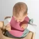 Bavetica din silicon moale cu buzunar colector pentru bebelusi, reglabila, roz, Reer Eat`n Tidy Bavetica din silicon moale cu buzunar colector pentru bebelusi, reglabila, roz, Reer Eat`n Tidy