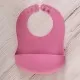 Bavetica din silicon moale cu buzunar colector pentru bebelusi, reglabila, roz, Reer Eat`n Tidy Bavetica din silicon moale cu buzunar colector pentru bebelusi, reglabila, roz, Reer Eat`n Tidy
