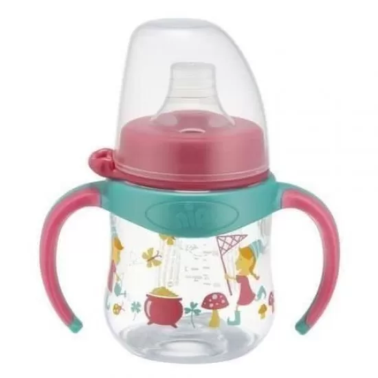 Canuta Training Bottle Girl 150 ml, PP, 6+ luni, Nip Canuta Training Bottle Girl 150 ml, PP, 6+ luni, Nip