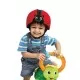 Casca protectie bebelusi cu spuma flexibila ultrausoara si reglabila, 7-24 luni, rosie, SafeHead Baby Ladybird