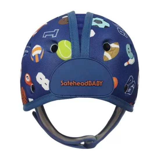 Casca protectie bebelusi cu spuma flexibila ultrausoara si reglabila, 7-24 luni, albastra, SafeHead Baby Sporty Casca protectie bebelusi cu spuma flexibila ultrausoara si reglabila, 7-24 luni, albastra, SafeHead Baby Sporty