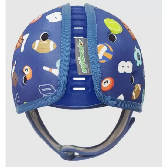 Casca protectie bebelusi cu spuma flexibila ultrausoara si reglabila, 7-24 luni, albastra, SafeHead Baby Sporty Casca protectie bebelusi cu spuma flexibila ultrausoara si reglabila, 7-24 luni, albastra, SafeHead Baby Sporty