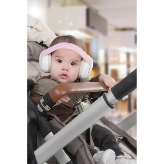 Casti antifonice pentru bebelusi Alpine Muffy Baby Pink ALP24951 Casti antifonice pentru bebelusi Alpine Muffy Baby Pink ALP24951
