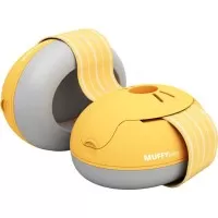 Casti antifonice pentru bebelusi Alpine Muffy Baby Yellow ALP27495